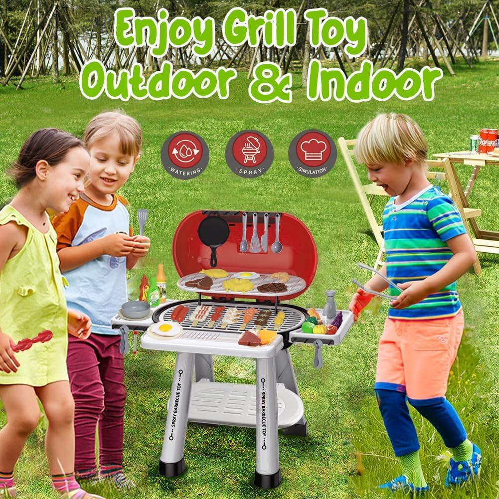 Set de Parrilla BBQ para Niños - Juguete Interactivo 68PCS