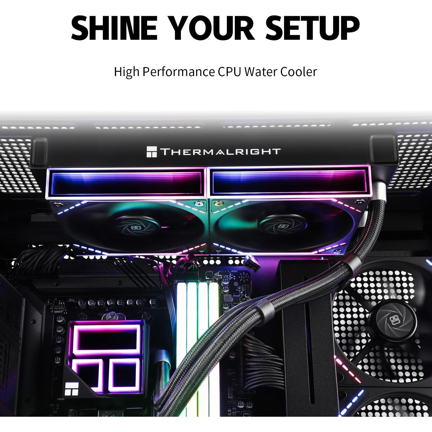 Enfriador Líquido AIO 240mm THERMALRIGHT Negro ARGB