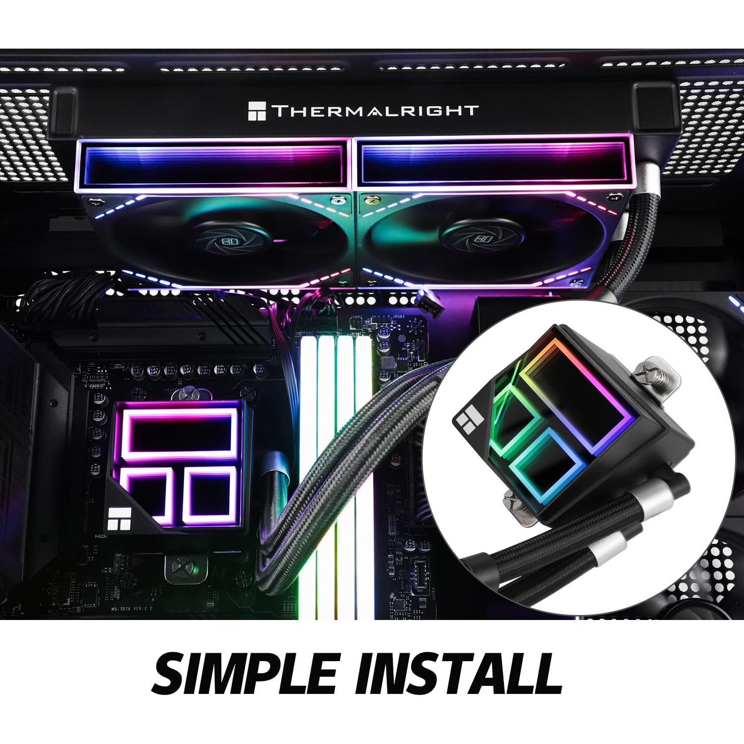 Enfriador Líquido AIO 240mm THERMALRIGHT Negro ARGB