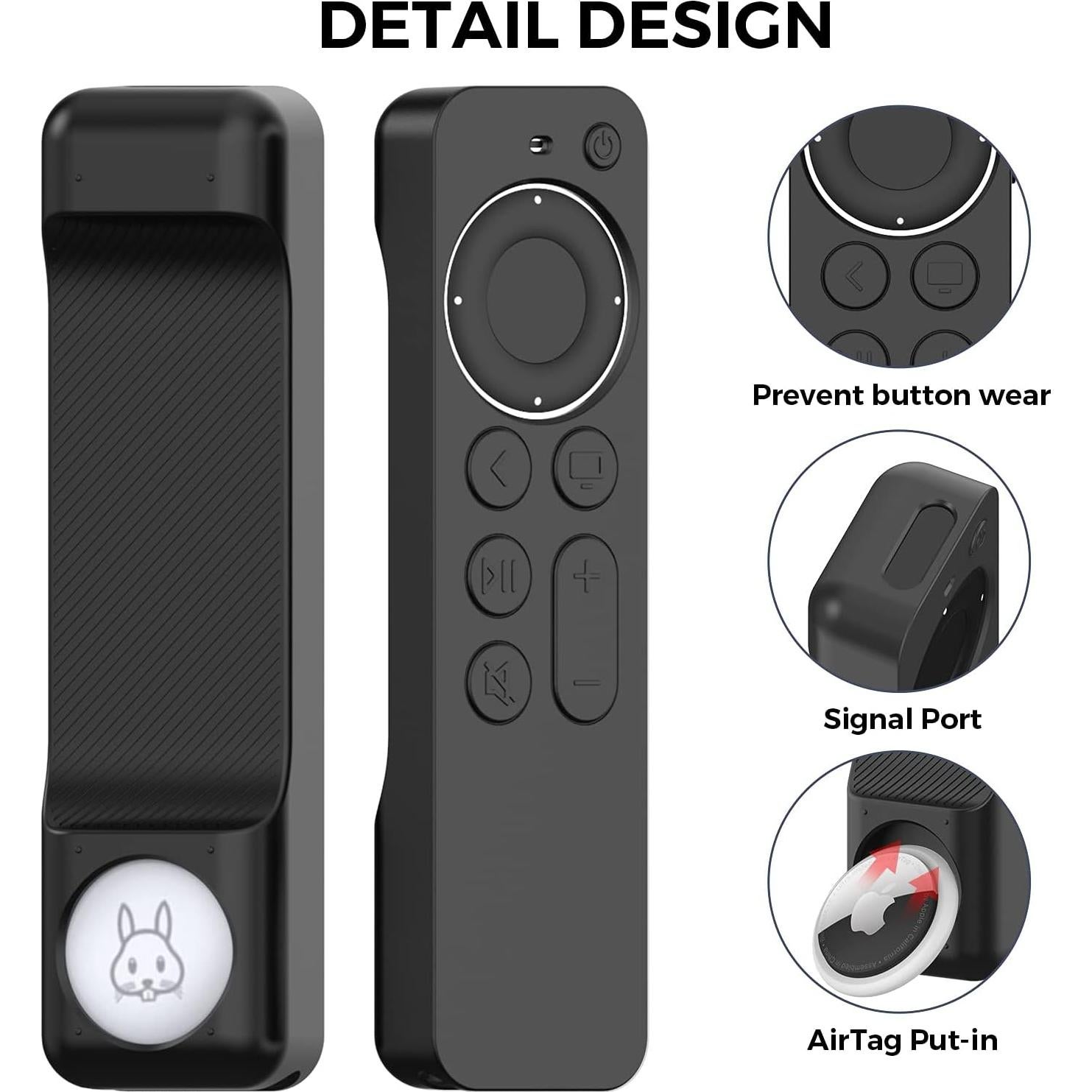 Funda de Silicona AhaStyle para Siri Remote Apple TV 4K 2022