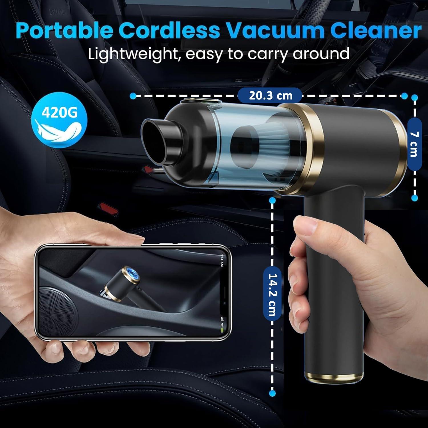 Aspiradora de Coche Inalámbrica Cheshxi C01 4 en 1 4000mAh