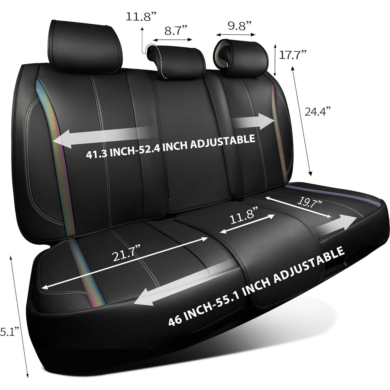 Funda de Asiento Trasero CAR PASS Ajuste Universal Cuero Nappa