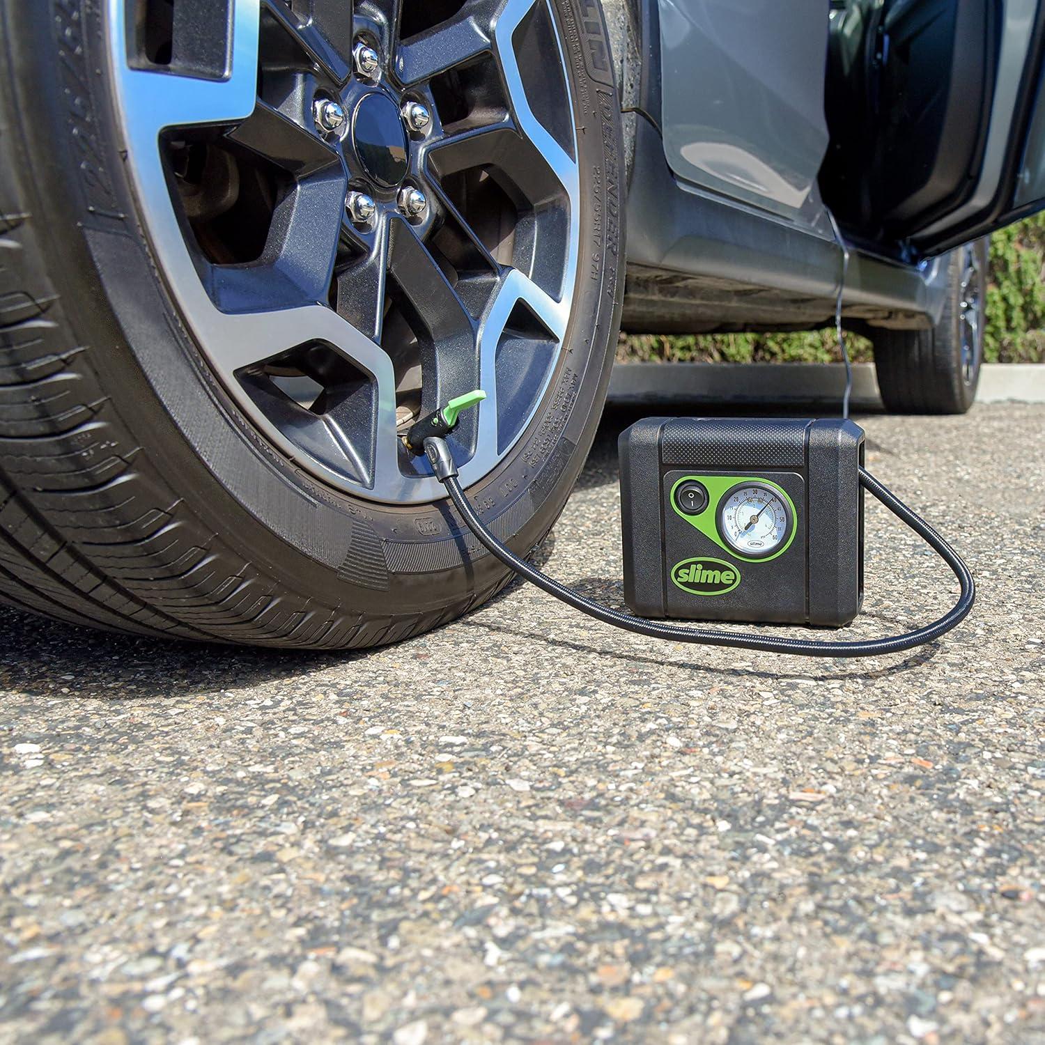 Inflador de Neumáticos Slime 40060 Compacto 12V 10 min