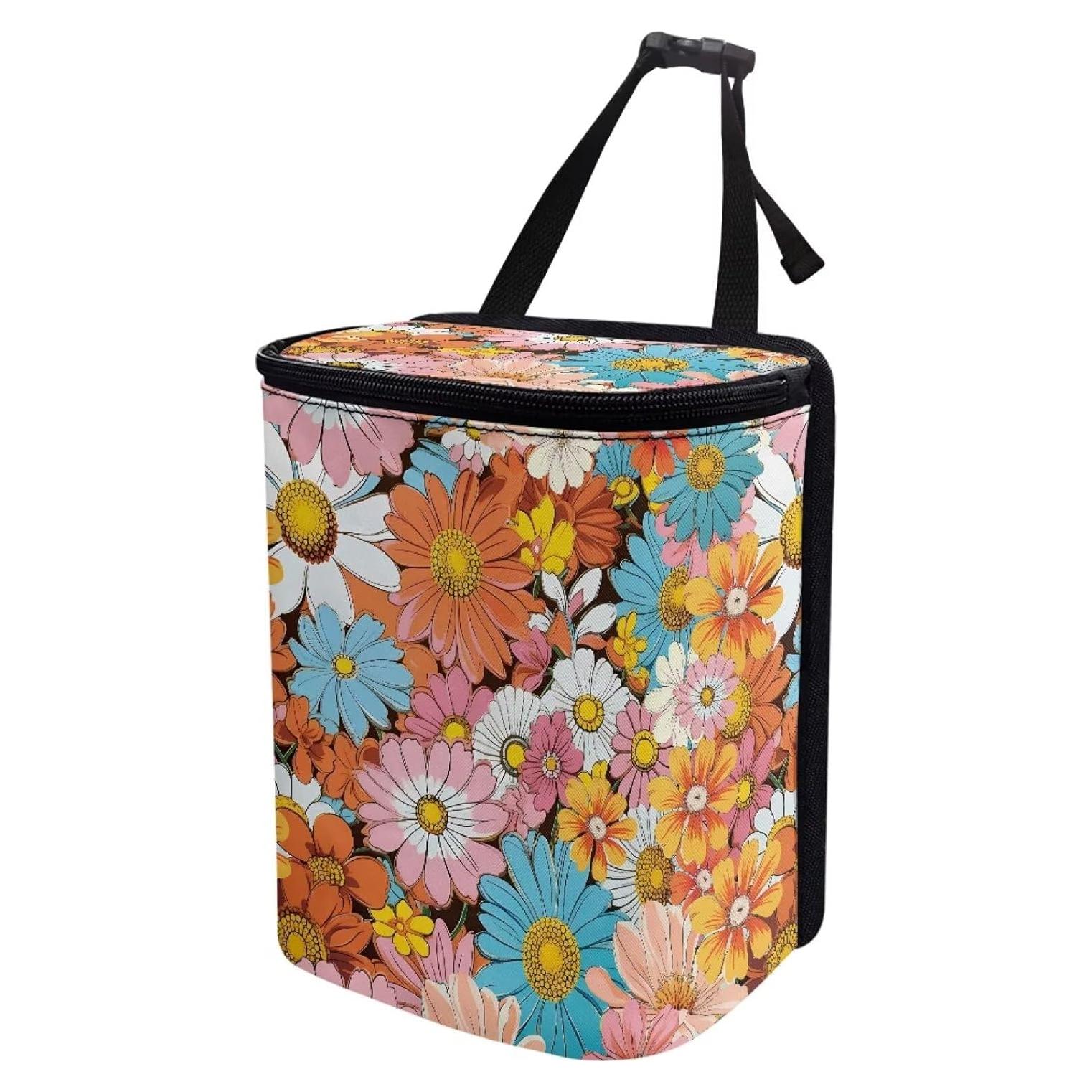 Basurero de Auto Dreaweet Colorido a Prueba de Fugas 17x12x22cm