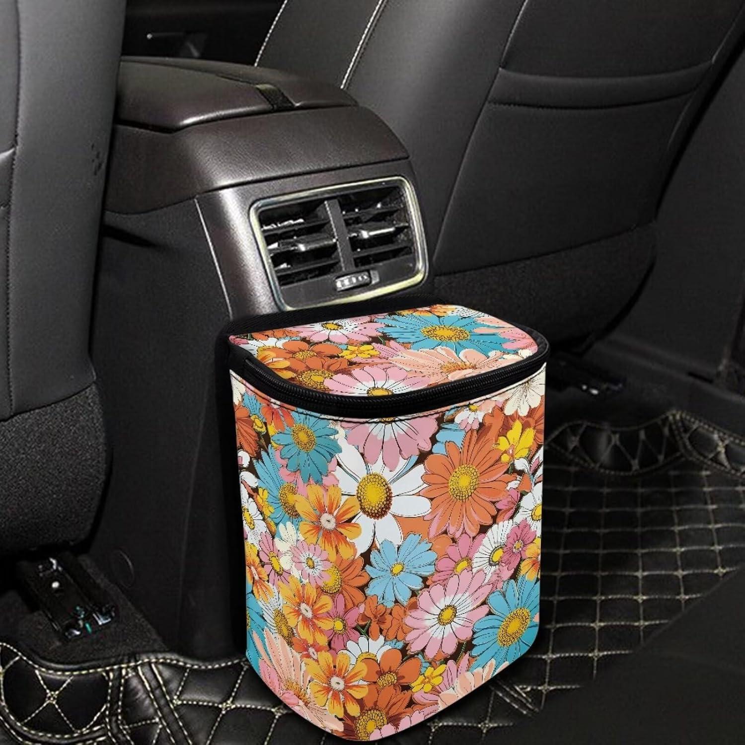 Basurero de Auto Dreaweet Colorido a Prueba de Fugas 17x12x22cm