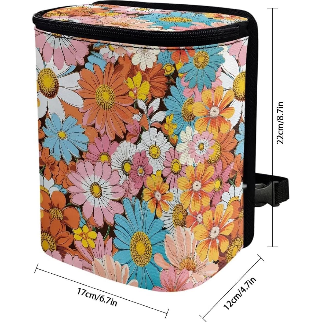 Basurero de Auto Dreaweet Colorido a Prueba de Fugas 17x12x22cm