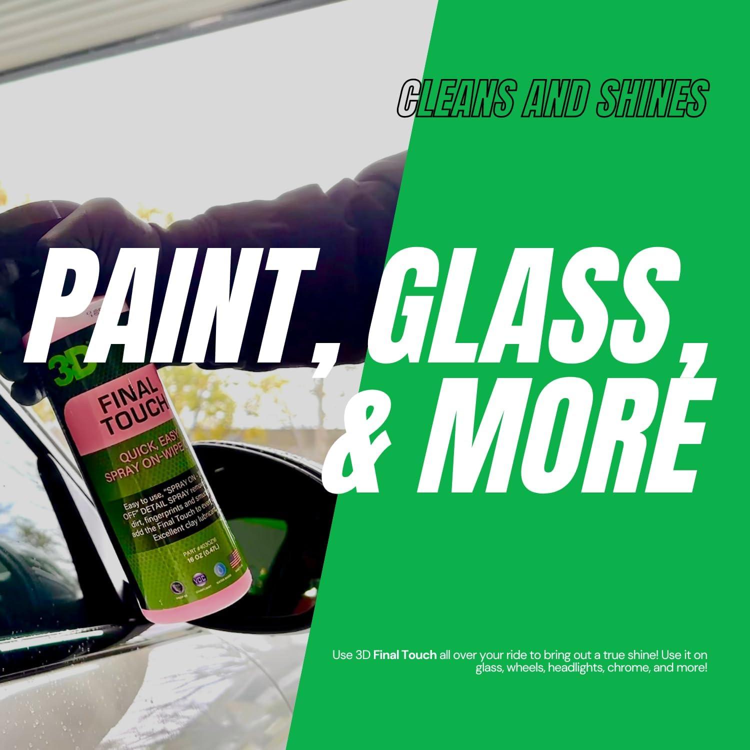 Spray Detalle Rápido 3D Toque Final 473ml - Brillo y Protección