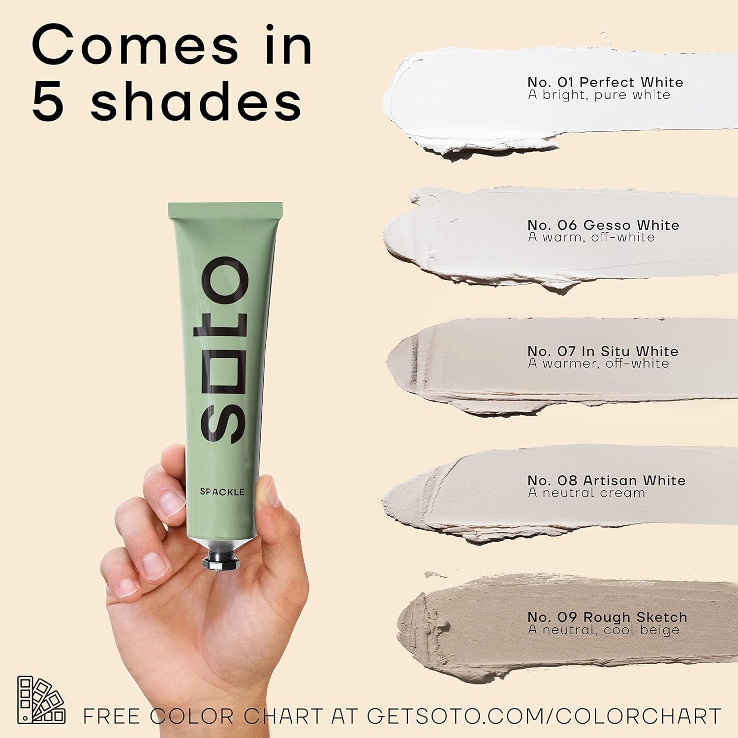 Kit de Reparación de Agujeros Pequeños Soto 7 Piezas Blanco