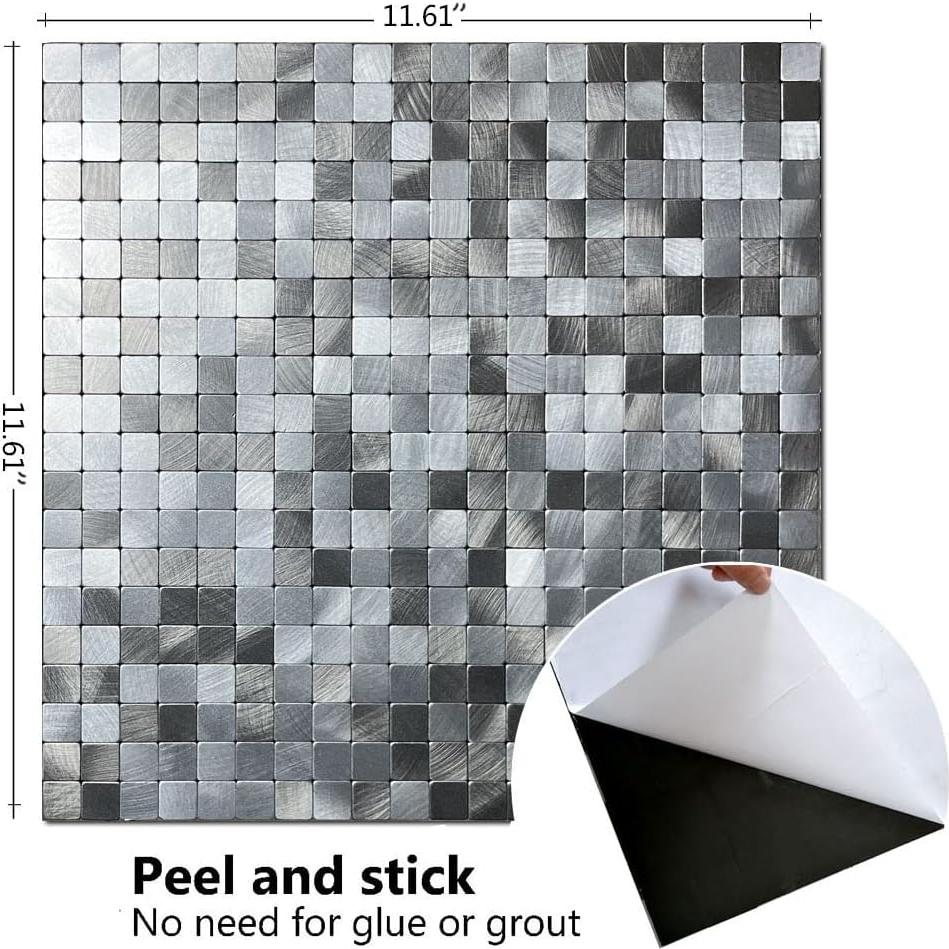 Azulejos de Mosaico Autoadhesivos XUANINY 10 Piezas 30x30cm