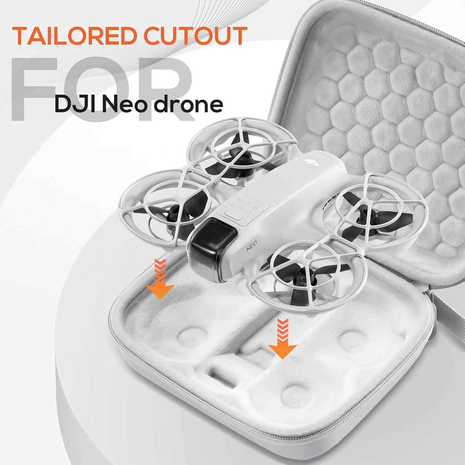 Funda Dura ProCase para Drone DJI NEO a Prueba de Golpes - Gris