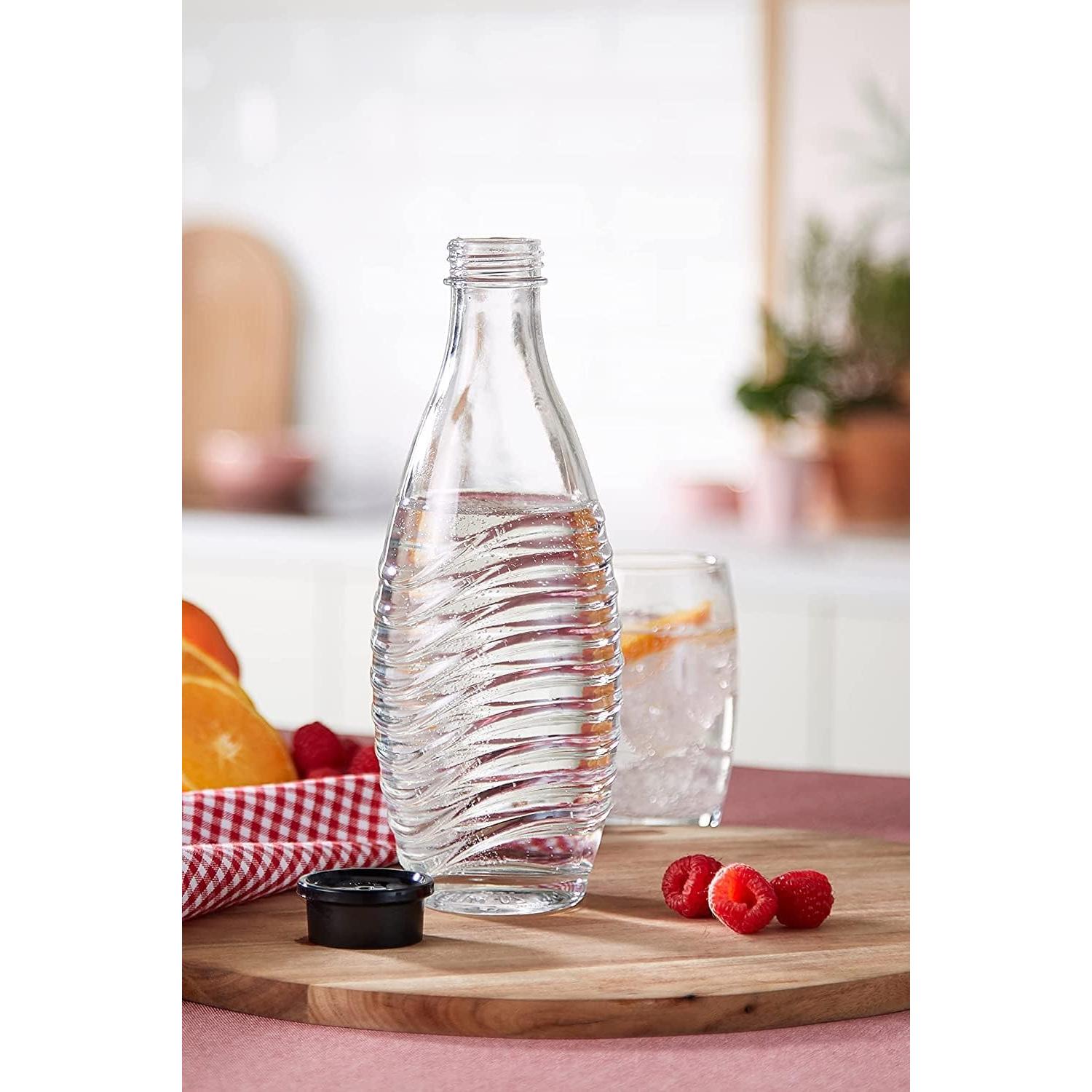 Carafe de Carbonatación Sodastream Clara Vidrio 613.5 ml - Paquete de 2