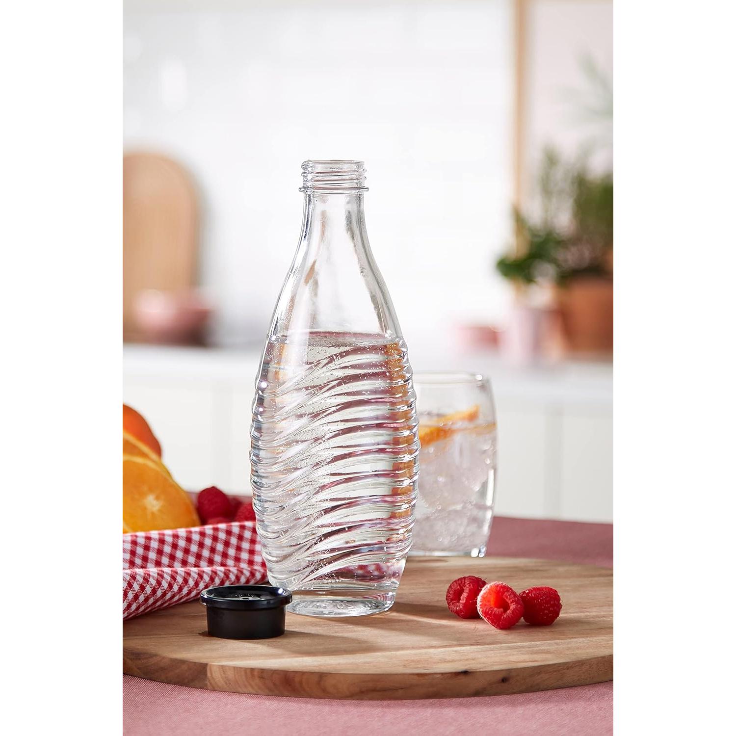 Carafe de Carbonatación Sodastream Clara Vidrio 613.5 ml - Paquete de 2