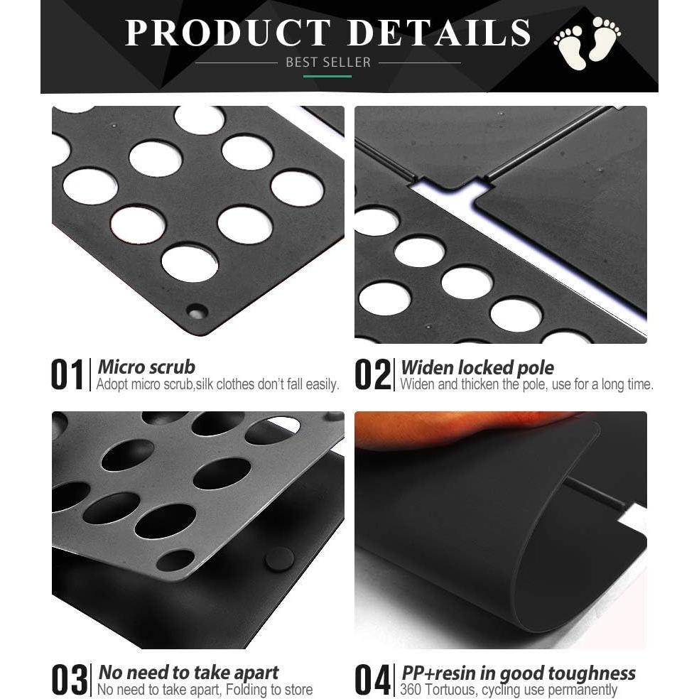 Tablero Plegador de Ropa BoxLegend Azul y Negro 40.1x28cm