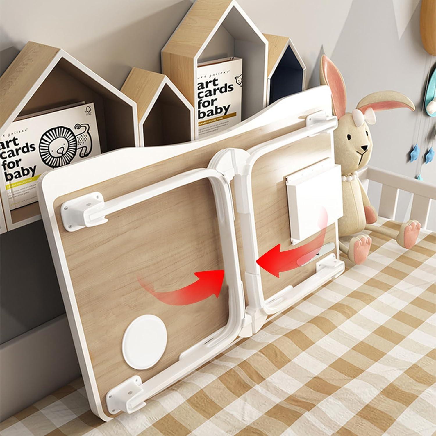 Mesa Plegable para Laptop SIDIANBAN Amarilla con USB y Cajón