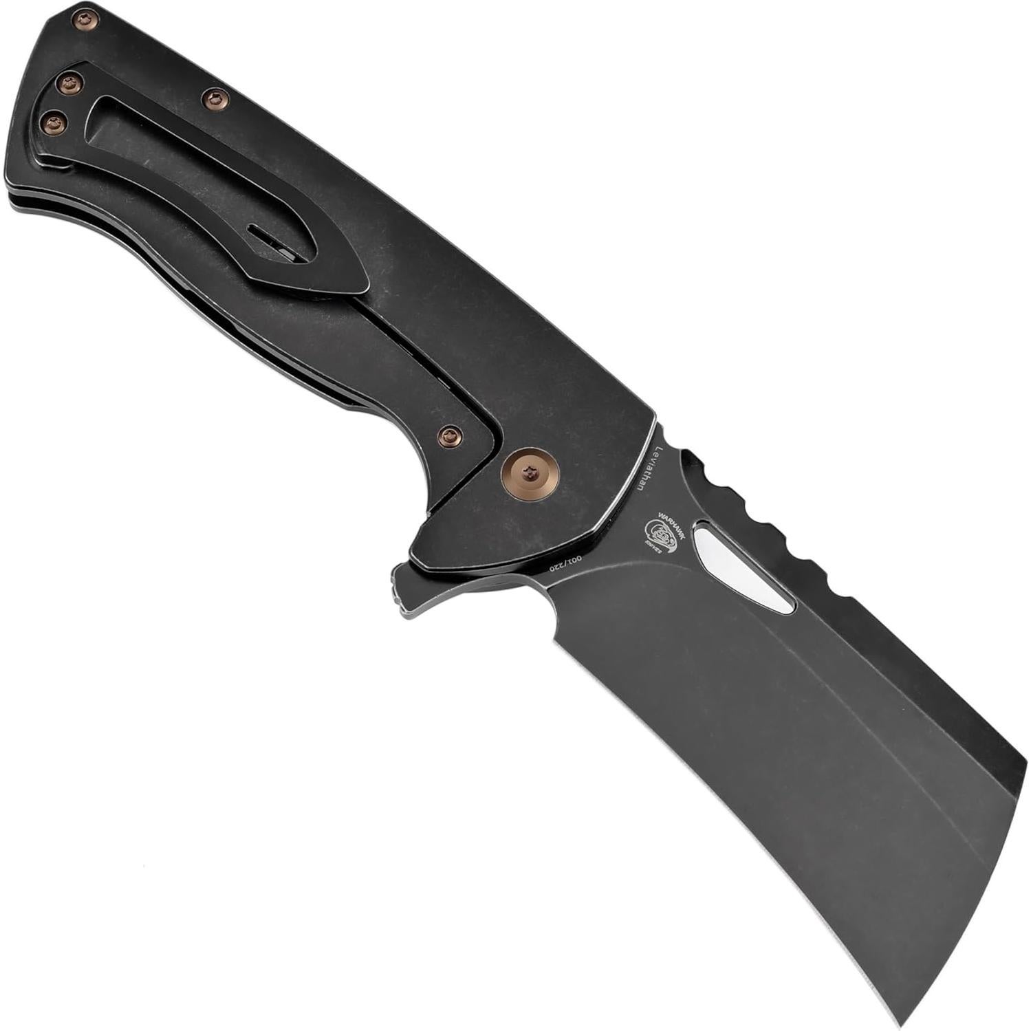 Cuchillo Plegable KANSEPT Leviathan 9.9 cm Titanio Blackwash