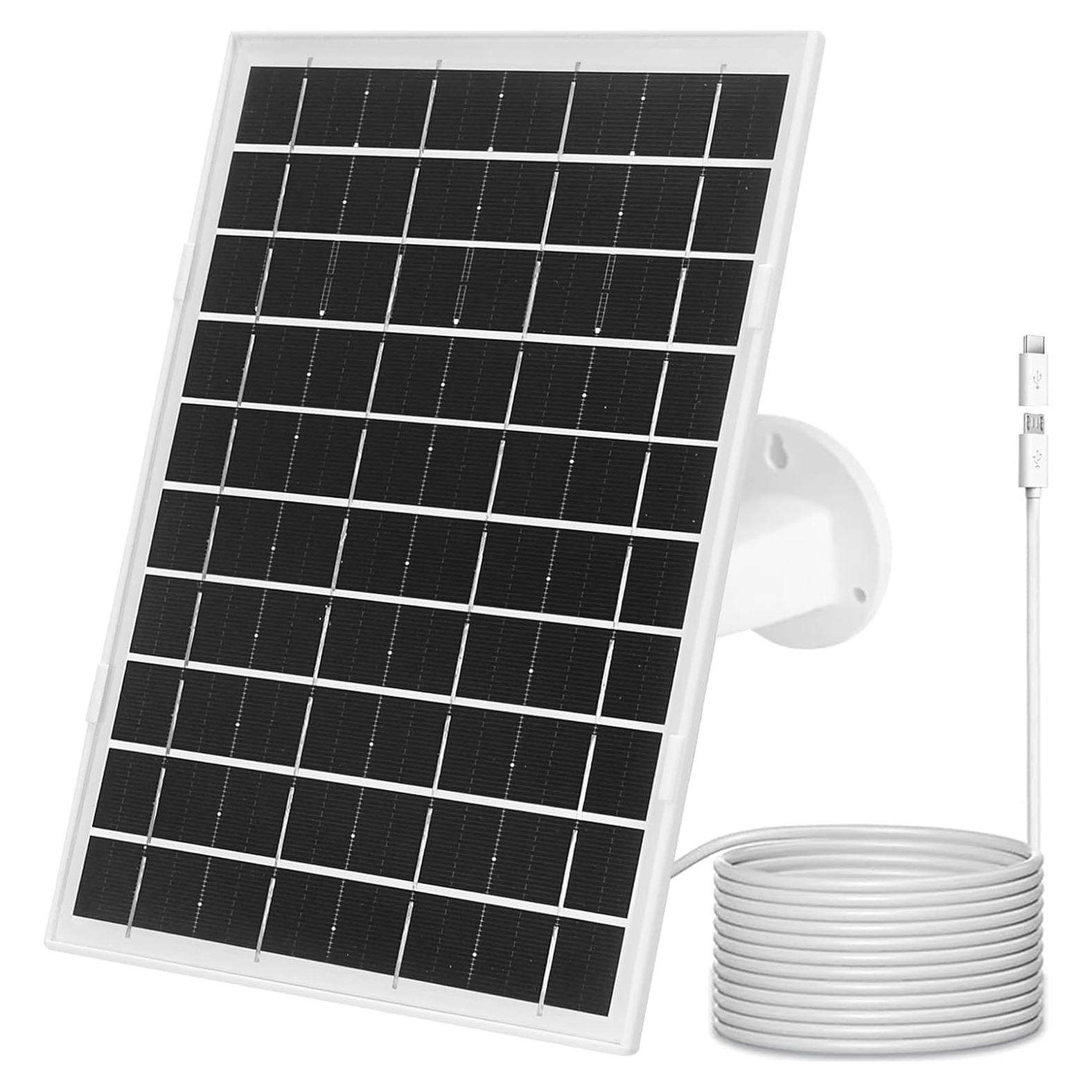 Panel Solar Mytions 6W para Cámara Arlo Essential 2K Exterior