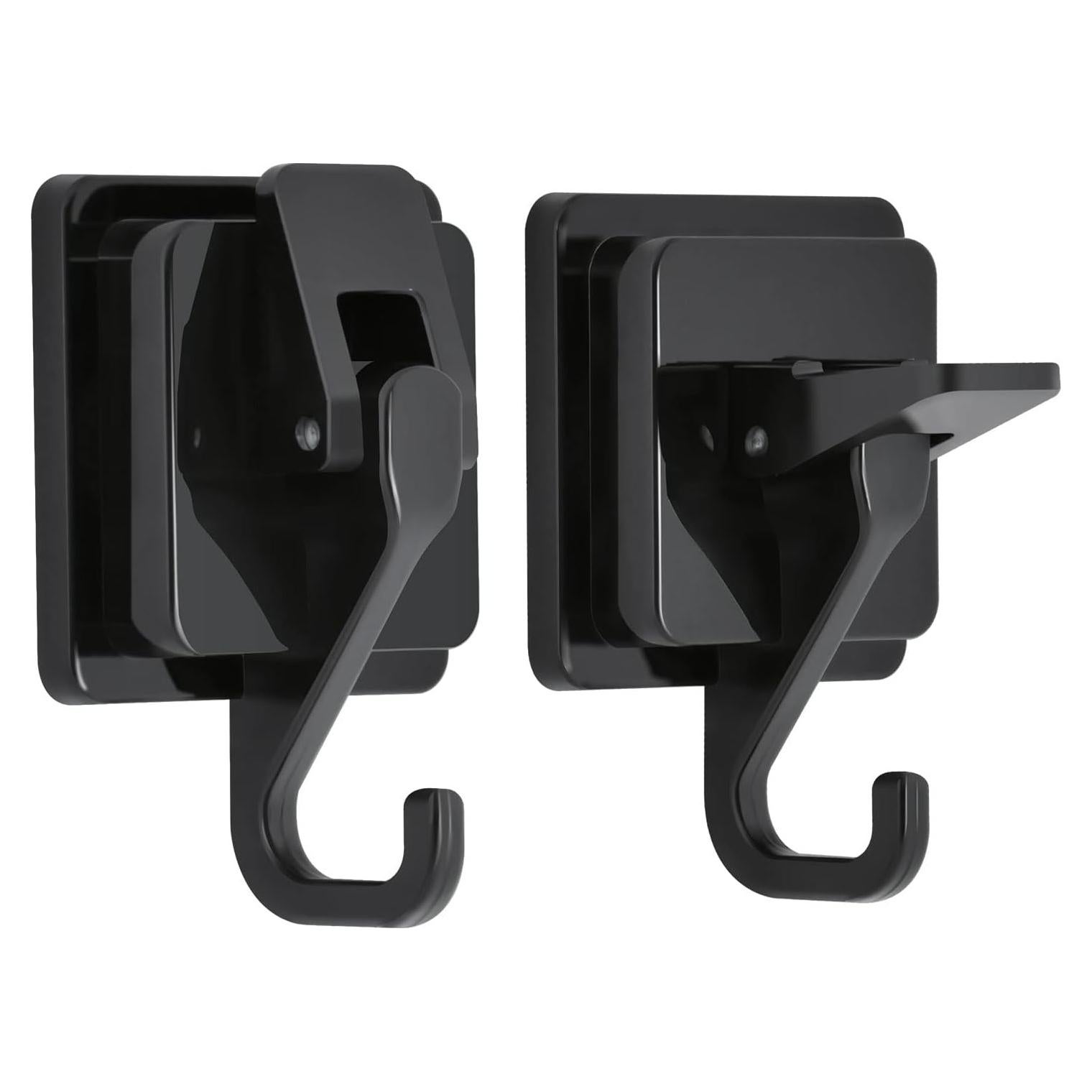 Ganchos de Ventosa YSSILADI 2 Paquete Negro 6.8 kg