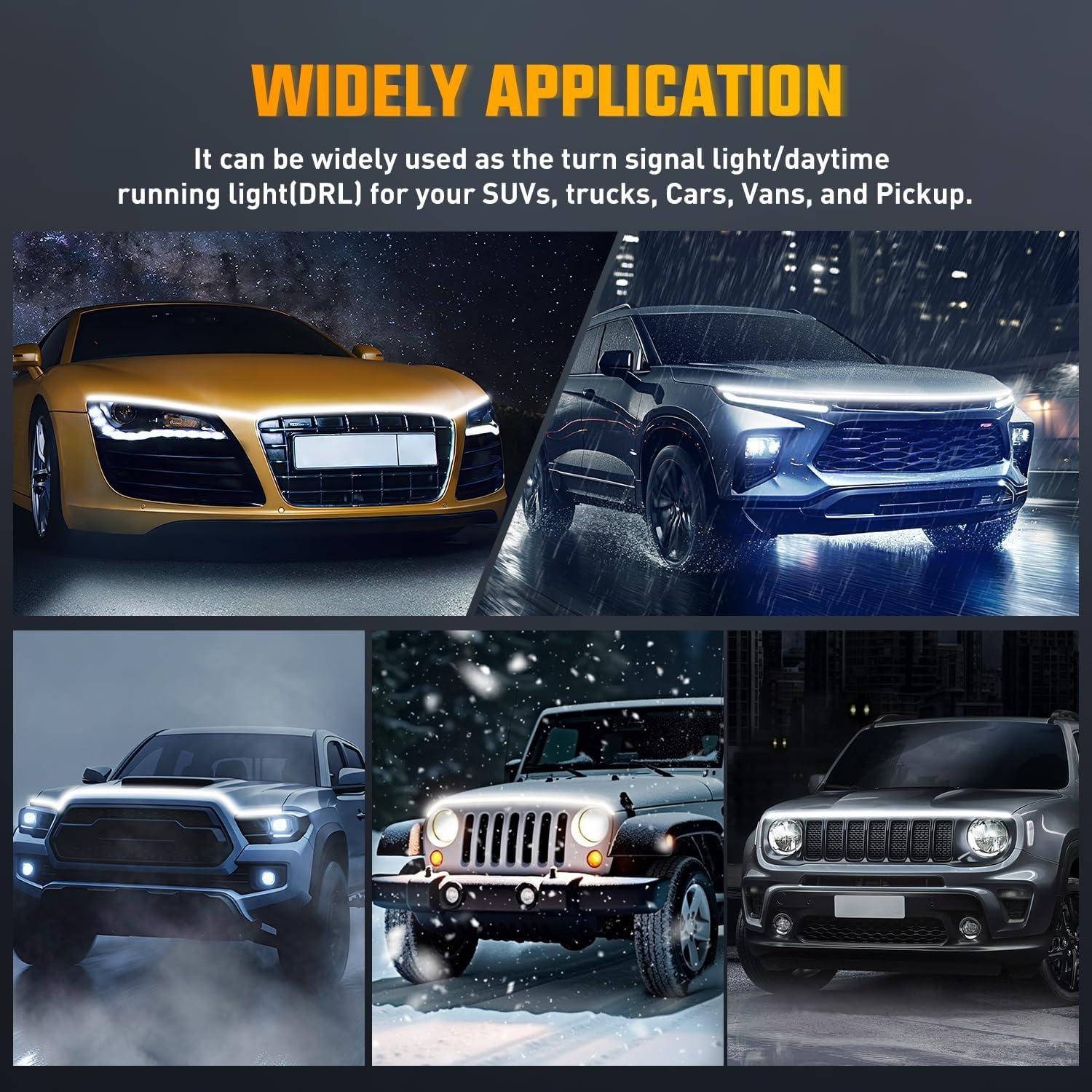 Tira de Luz LED Nilight TL-340 150 cm Blanca Impermeable