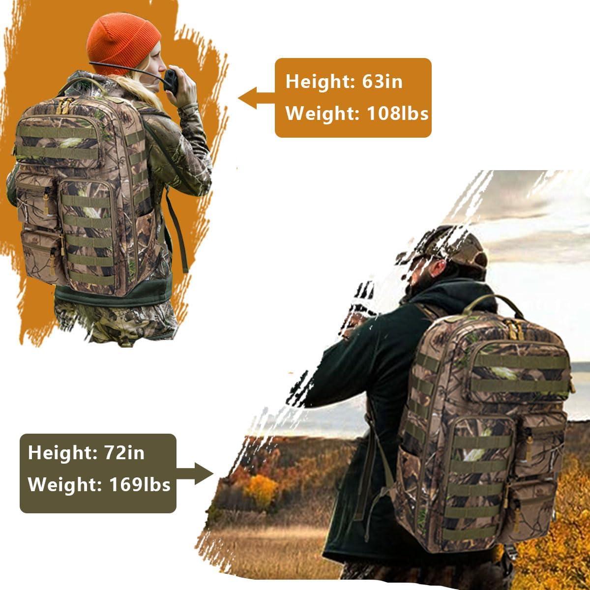 Mochila Táctica Camo Impermeable 30L MOLLE Unisex