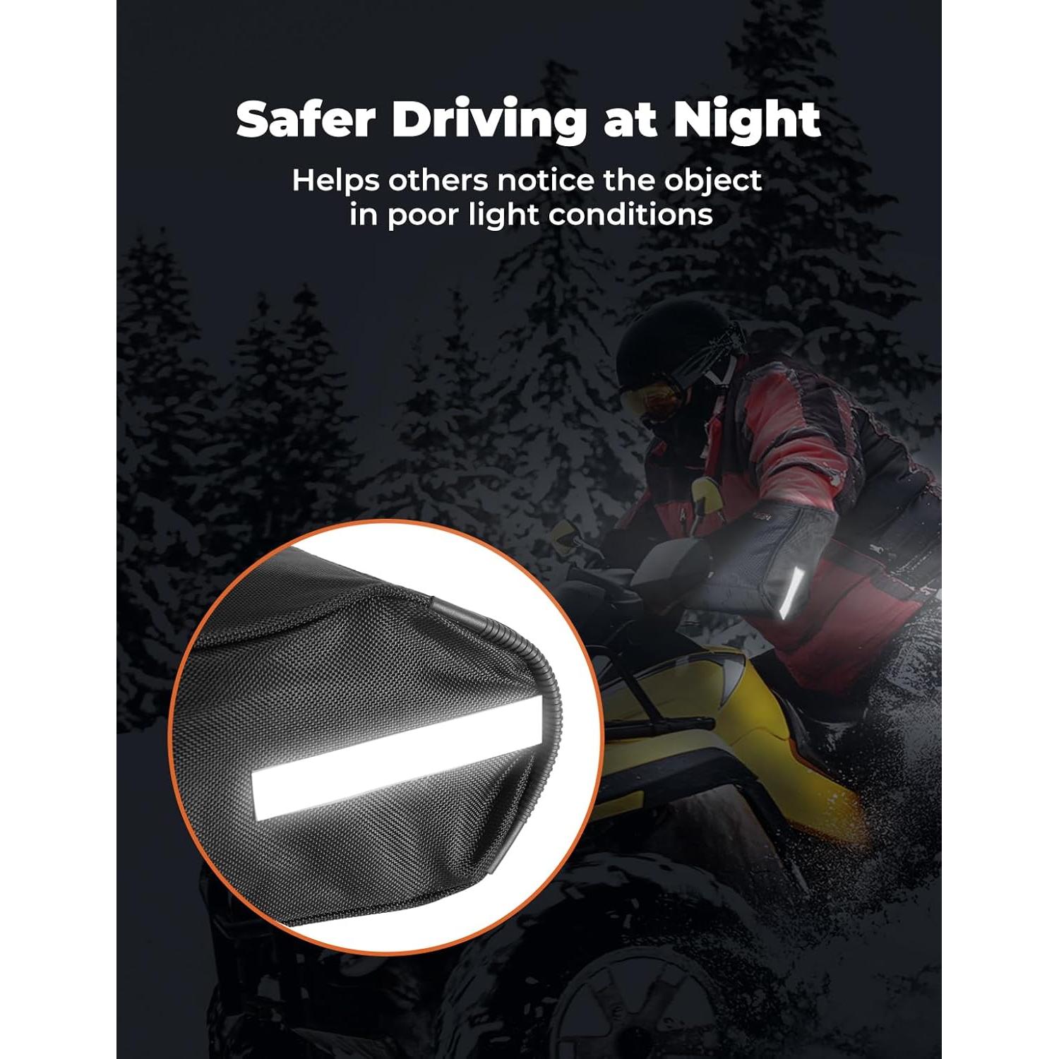 Guantes KEMIMOTO ATV para Motonieve, Impermeables y Calentadores