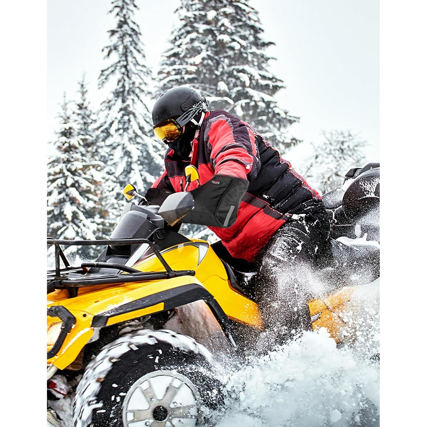 Guantes KEMIMOTO ATV para Motonieve, Impermeables y Calentadores