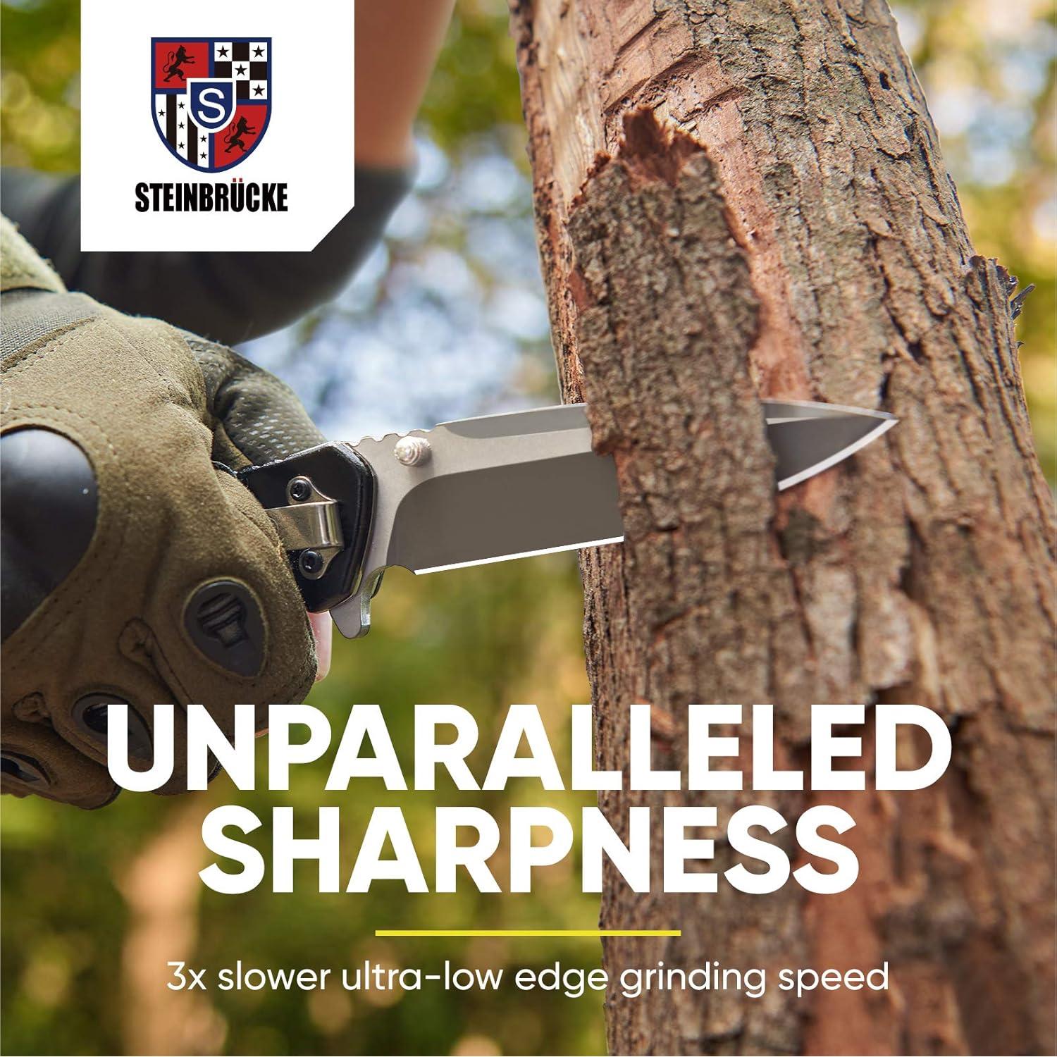 Cuchillo de Bolsillo Elemake 3.4" Acero Inoxidable Plegable