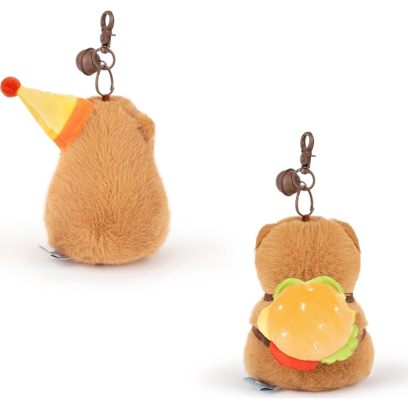 Llavero de Peluche Capibara Adorlynetty 11.94 cm Suave