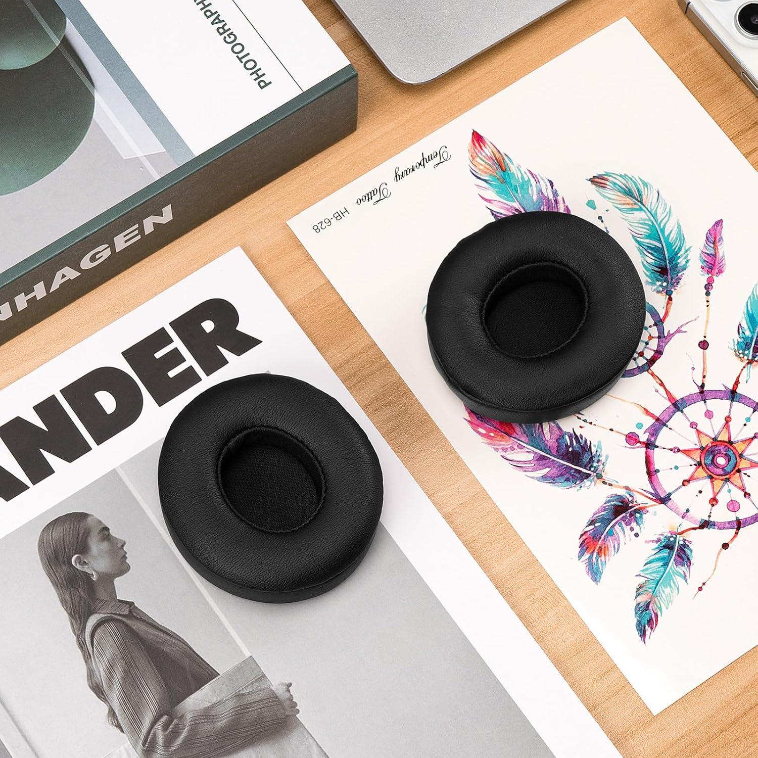 Almohadillas de Repuesto Linkidea para Auriculares Beats Solo 4 - Negro