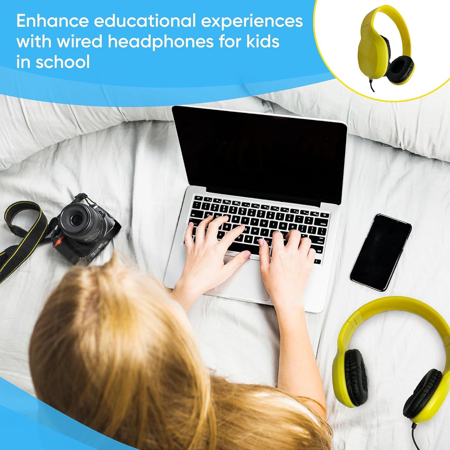 Auriculares de Cuero Bulktech sobre la Oreja 5 Unidades Negro