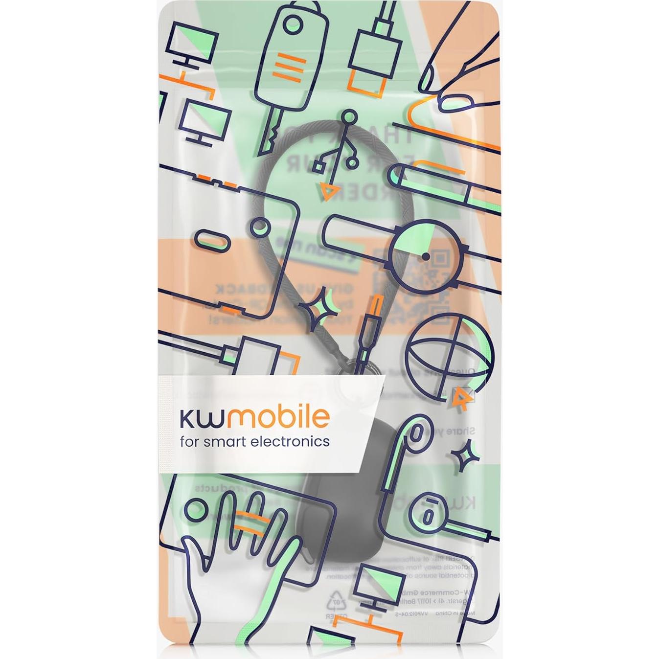 Funda de Silicona kwmobile para JBL Vibe Buds - Negro