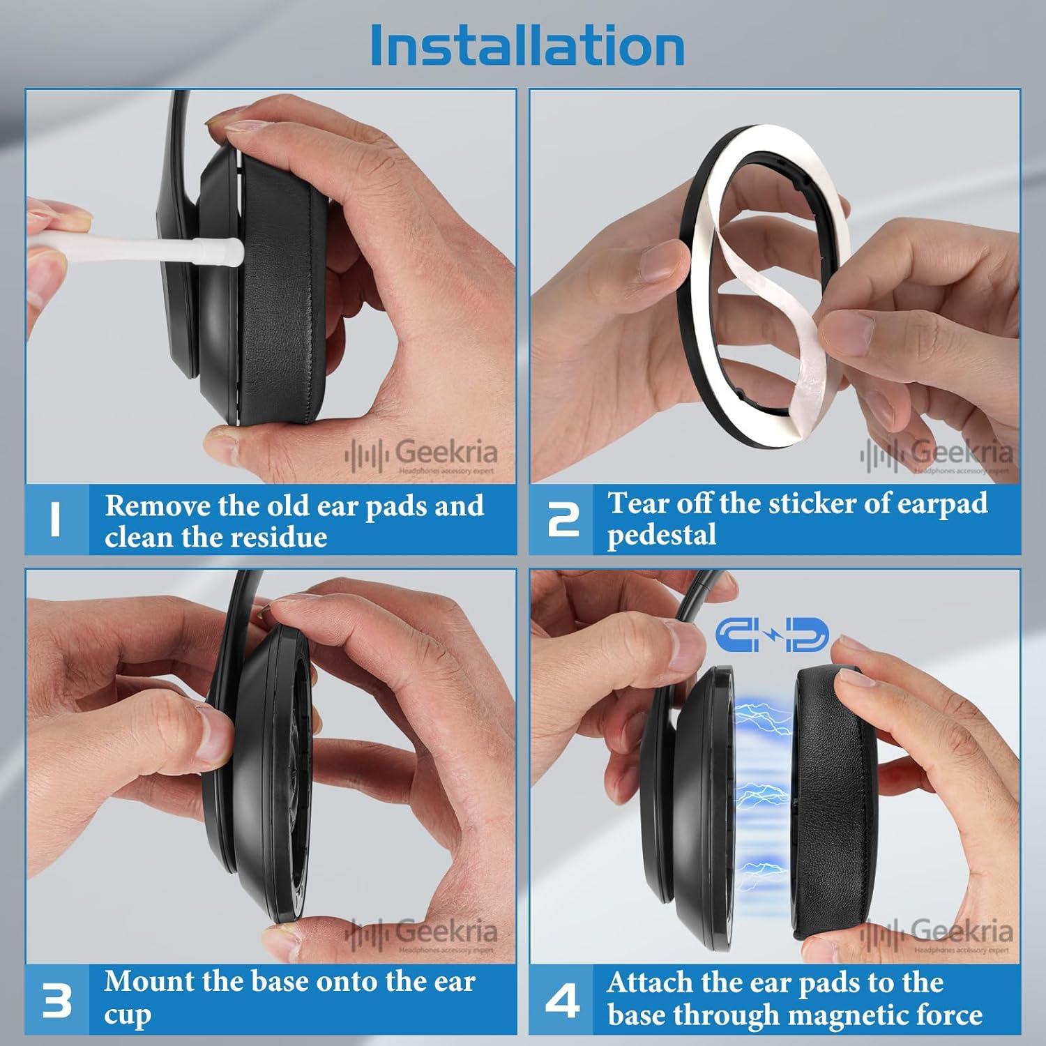 Almohadillas Magnéticas Geekria para Auriculares Beats Studio 3/2