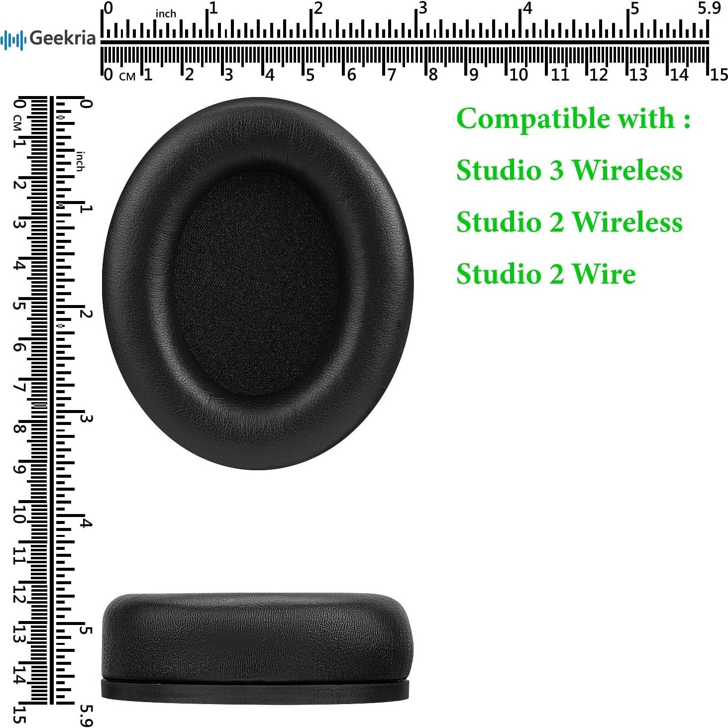 Almohadillas Magnéticas Geekria para Auriculares Beats Studio 3/2