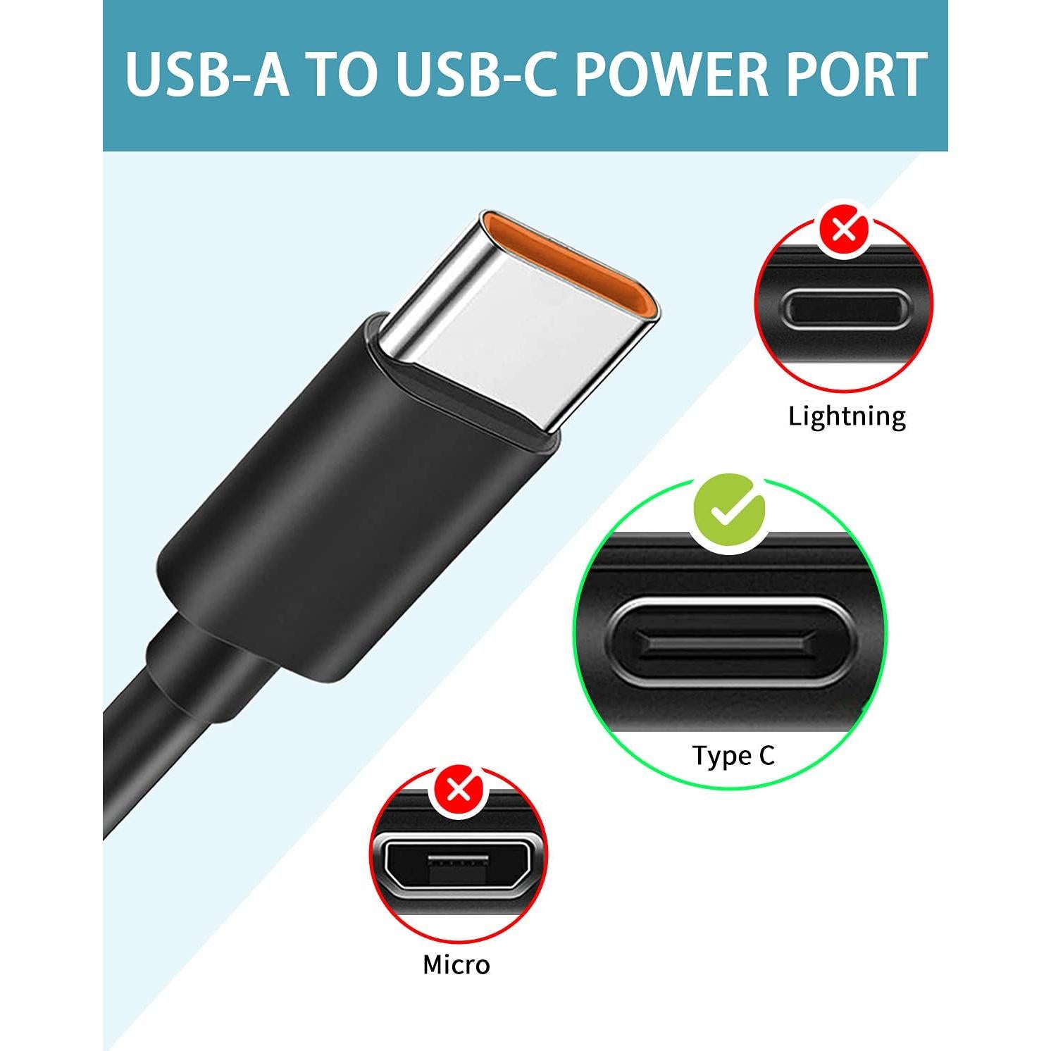 Cable de carga rápida USB-C 1m FEIYIU para auriculares y altavoces