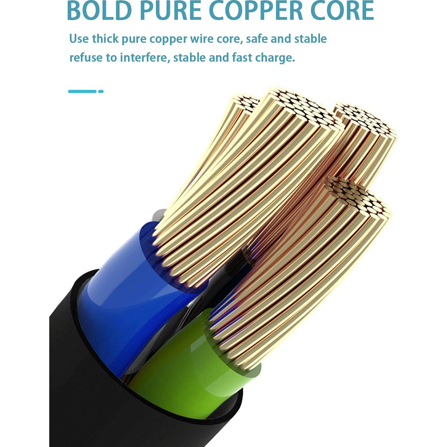 Cable de carga rápida USB-C 1m FEIYIU para auriculares y altavoces