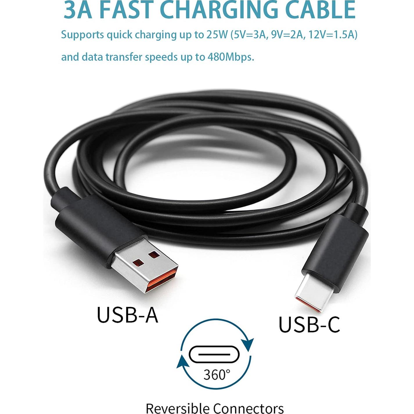 Cable de carga rápida USB-C 1m FEIYIU para auriculares y altavoces