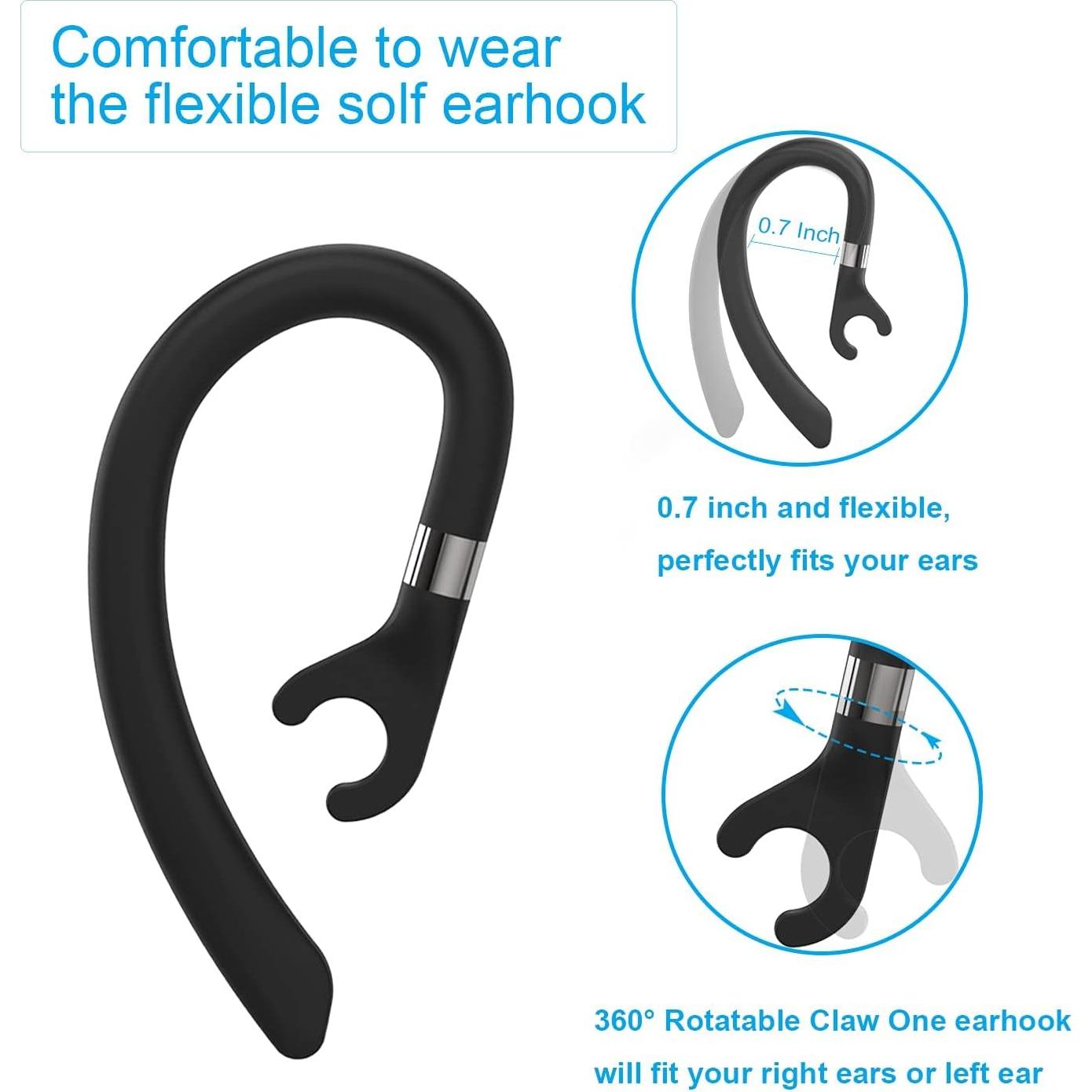 Ganchos de oído AMZLUV para auriculares Bluetooth - Set de 3