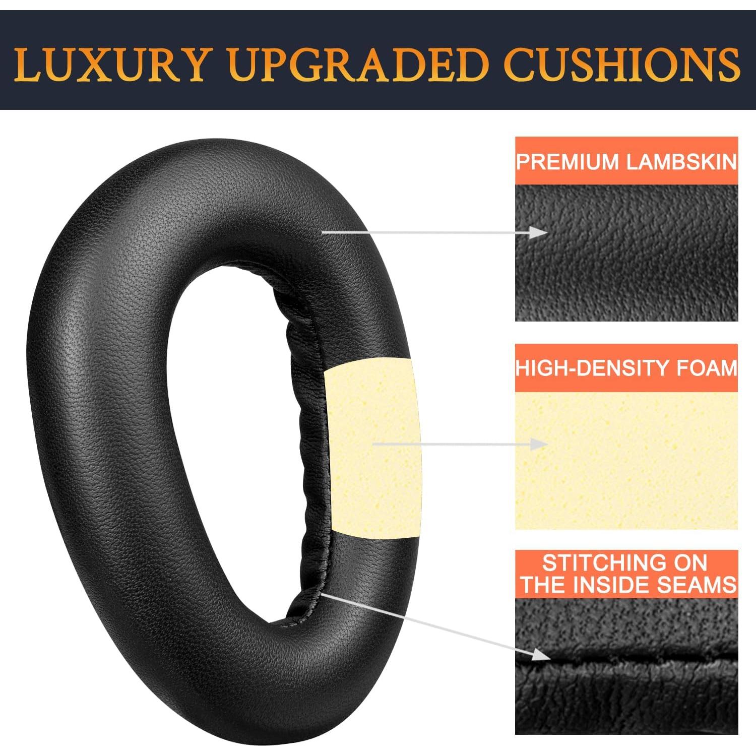 Almohadillas de Piel de Cordero SOULWIT para Sennheiser PXC550