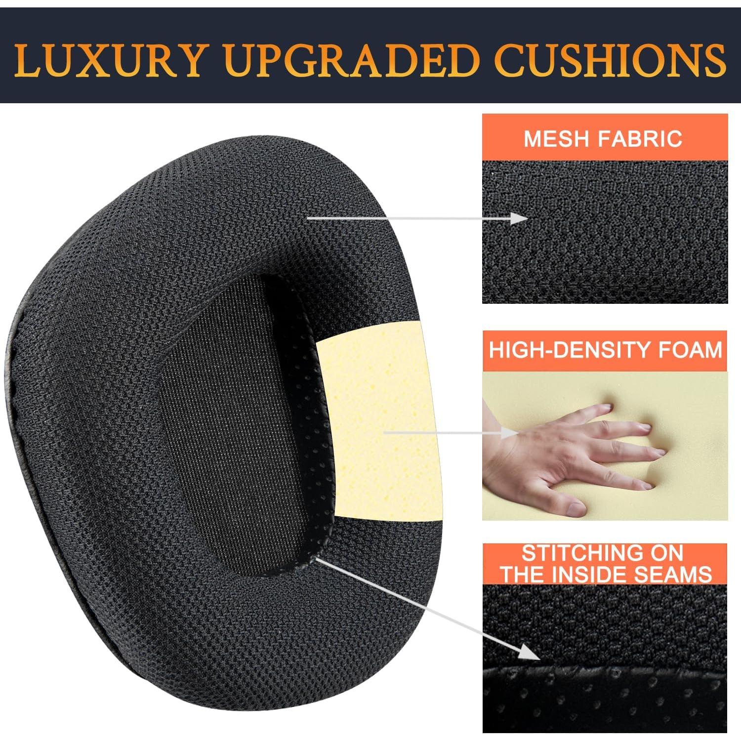 Almohadillas de Reemplazo SOULWIT para Corsair Void - Negro