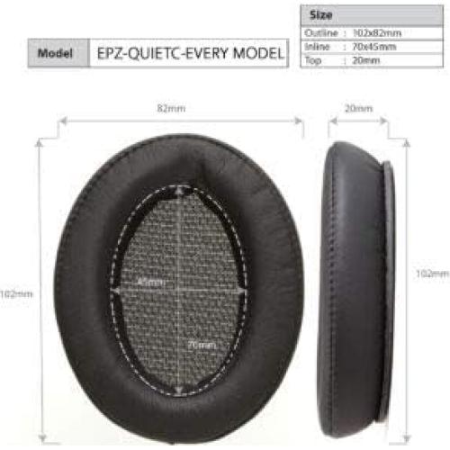 Almohadillas de Reemplazo Dekoni Choice Suede V2 para Bose QC35