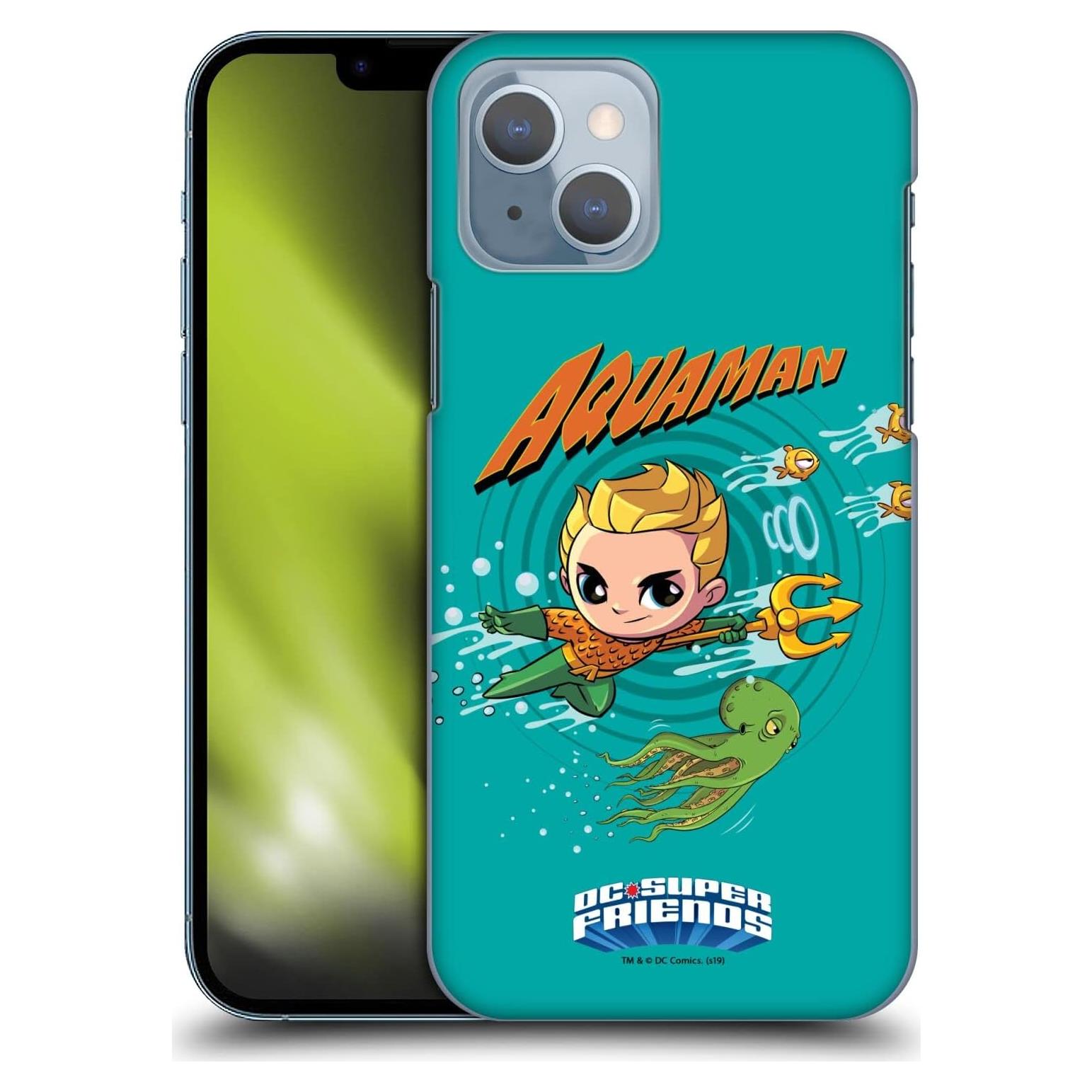 Funda Dura Aquaman Head Case para iPhone 14 - DC Comics