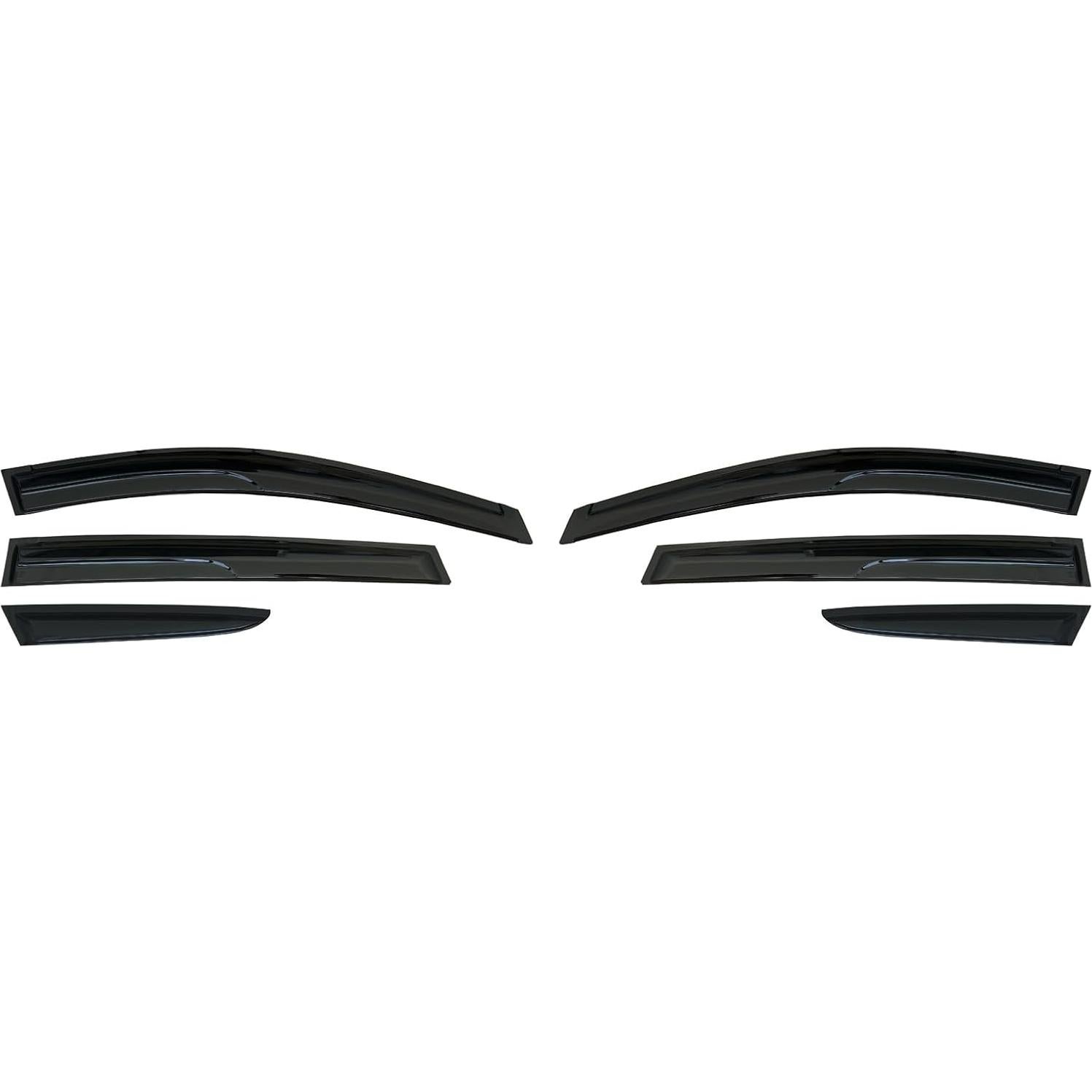 Juego de 6 viseras para ventana MNGYNUKA Toyota RAV4 2013-2018