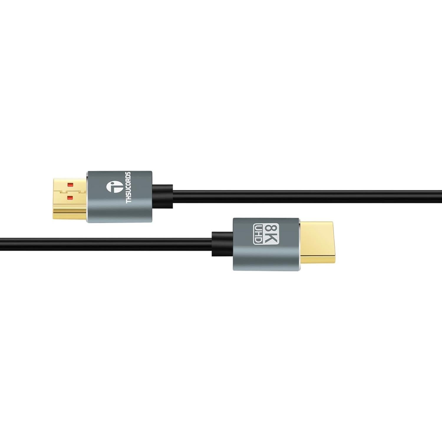 Cable HDMI 2.1 Jinglong 0.5M Ultra Delgado 8K 4K 48Gbps