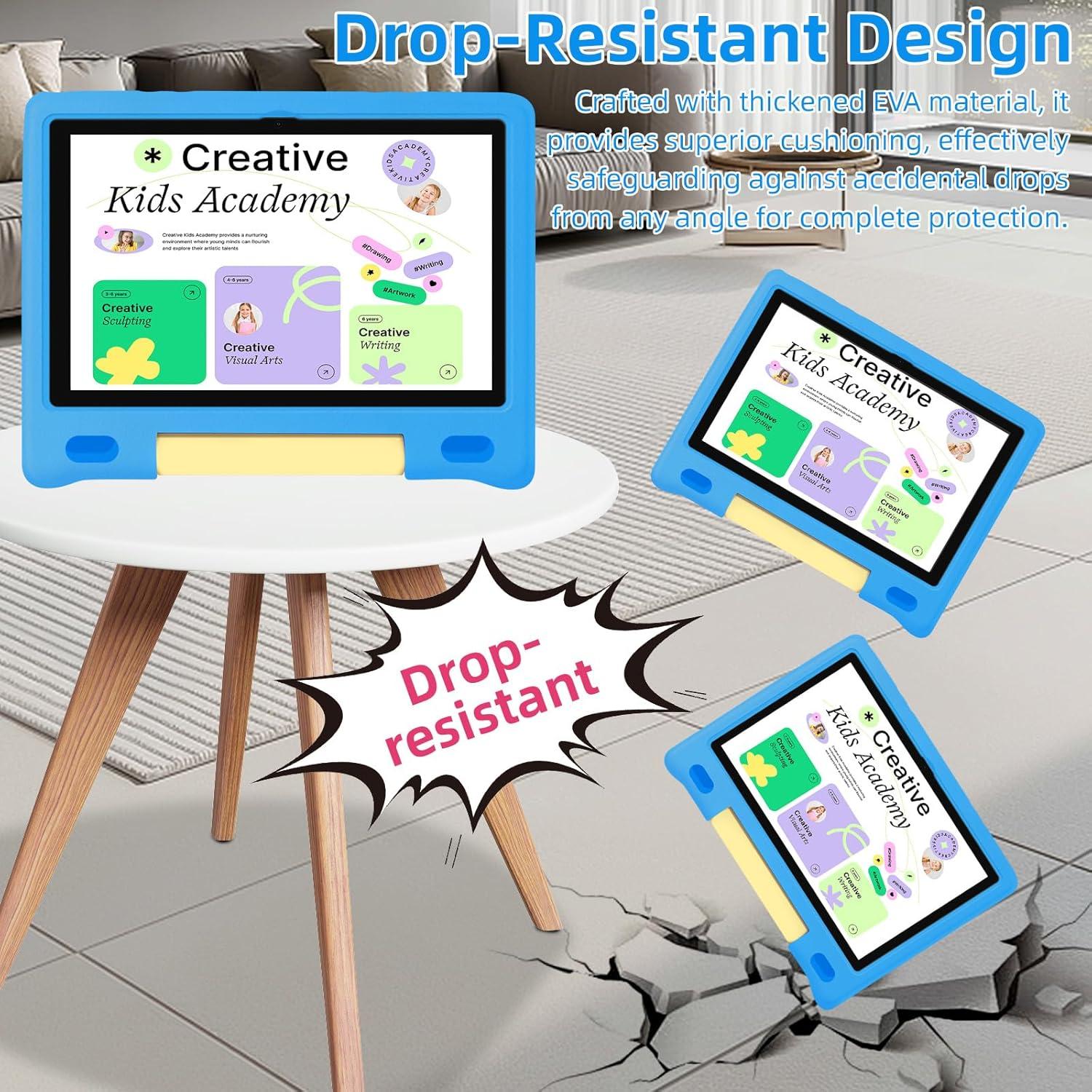 Tableta para Niños NRKDUBQ J10 10.1" HD 64GB 8GB RAM Azul