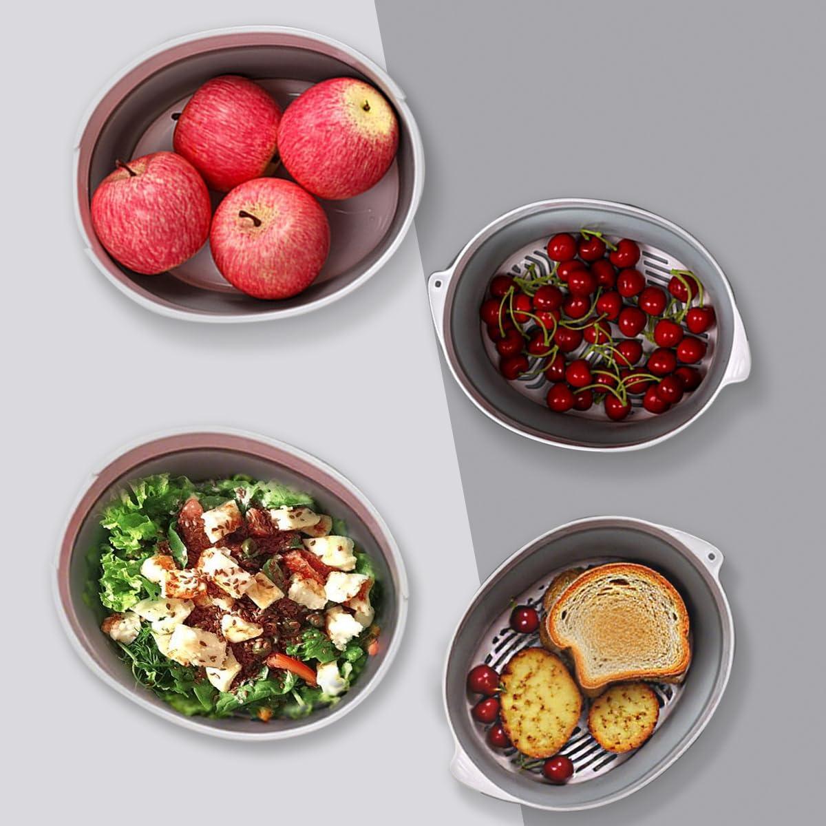 Juego de Fregadero Plegable JHZWD 3L con Colador de Cocina