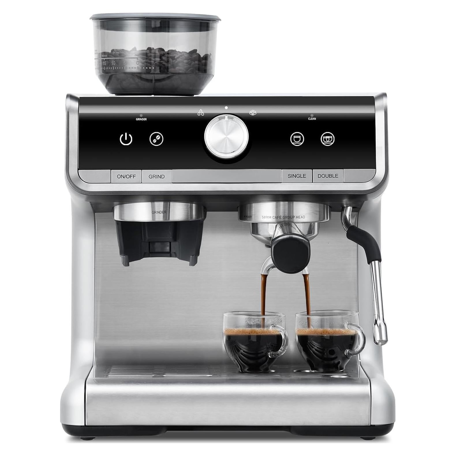 Máquina de Espresso Semi-Automática Takywep 1450W 20 Bar