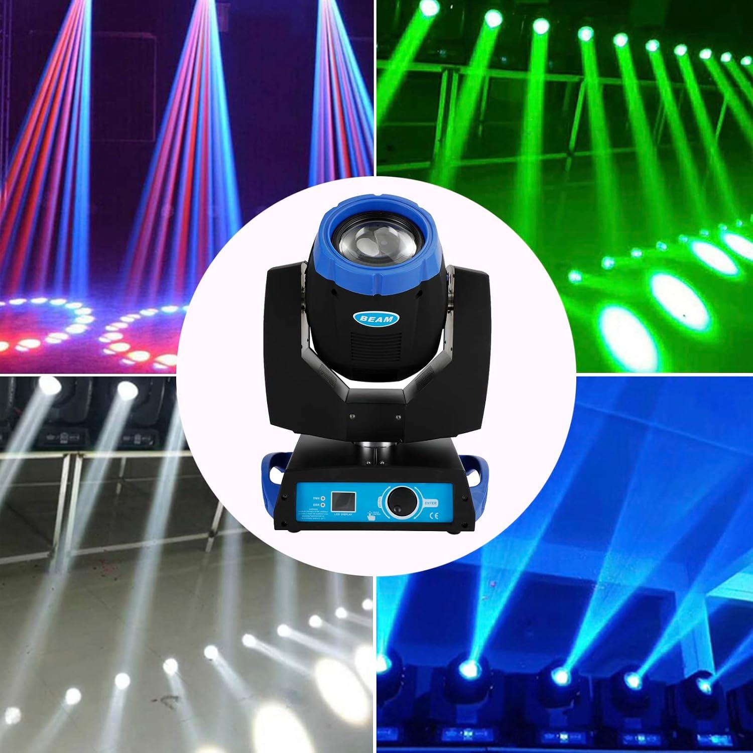 Luz Móvil Topteng 230W 7R DMX512 17 Gobos RGBW