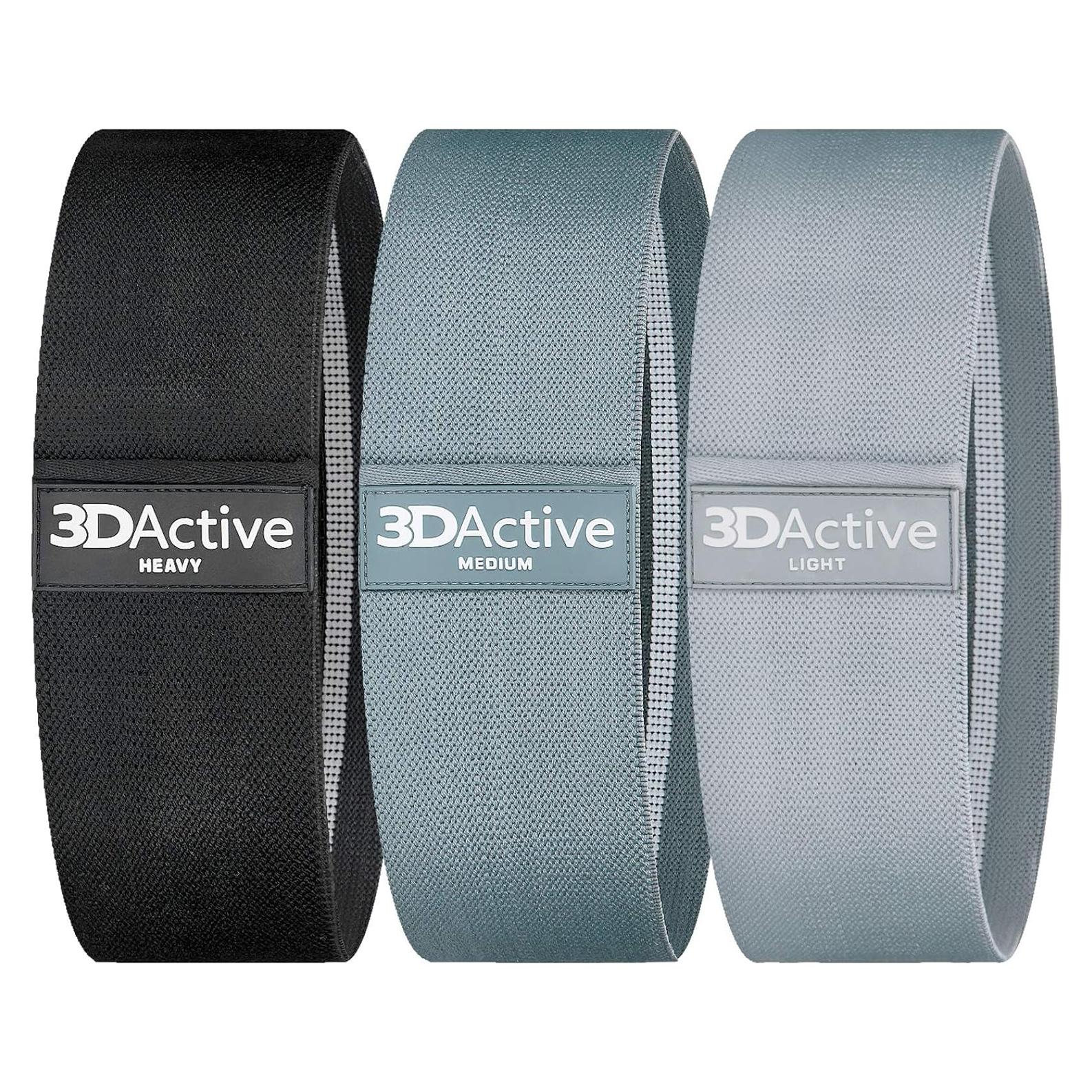 Conjunto de Bandas de Resistencia 3DActive Antideslizantes