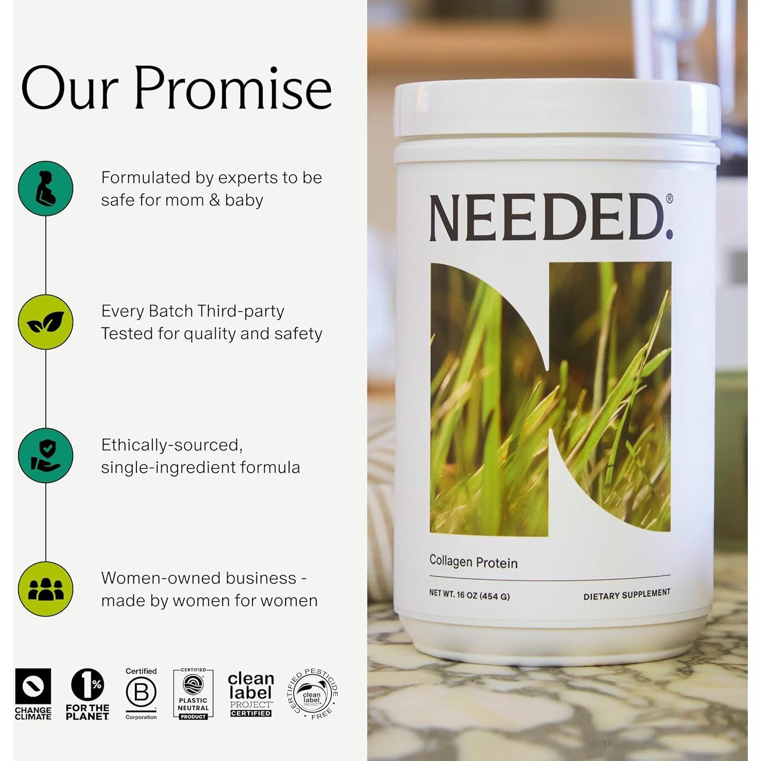 Polvo de Proteína de Colágeno Hidrolizado Necesitado 0.45kg