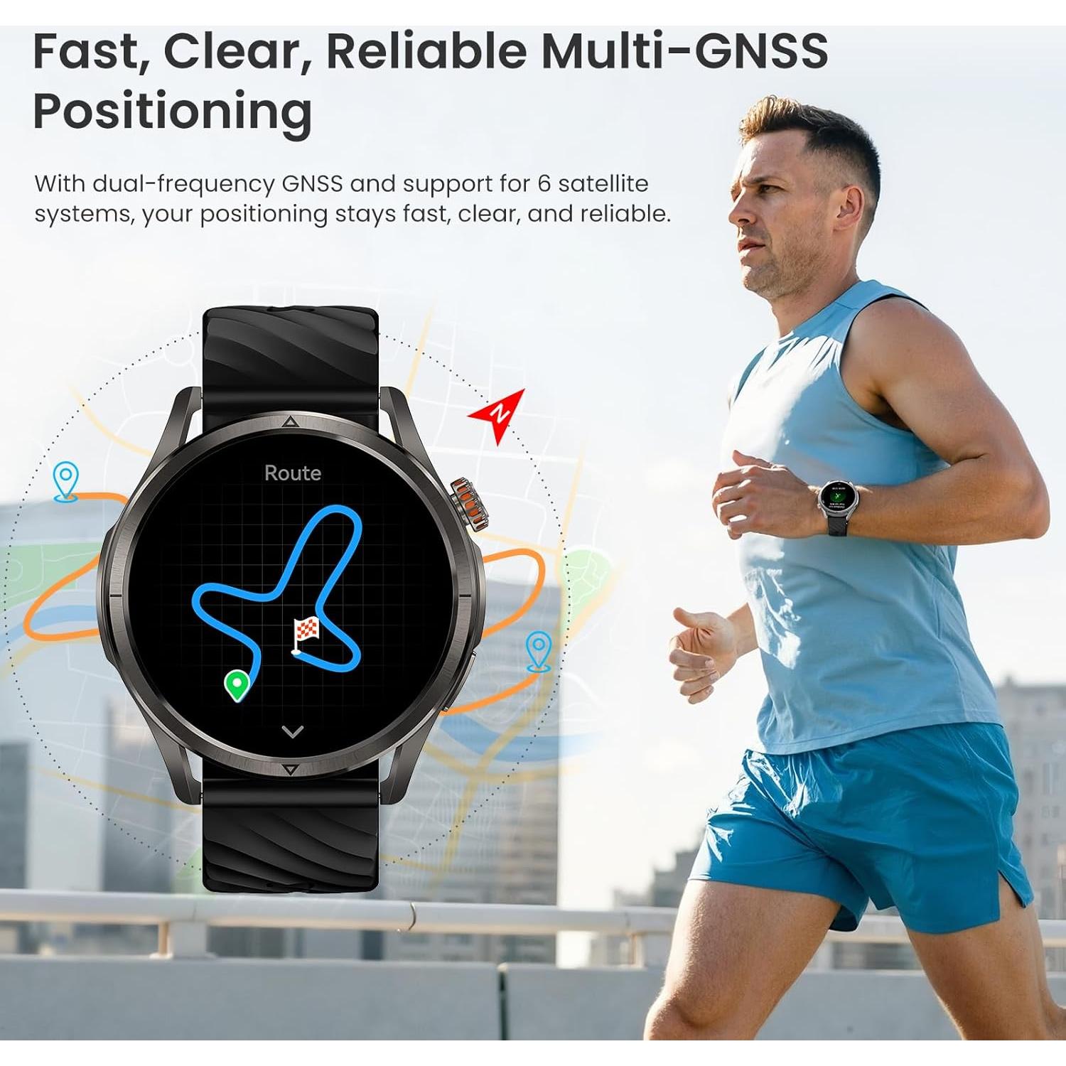 Reloj Inteligente KOSPET Magic R10 GPS Acero Inoxidable 5ATM