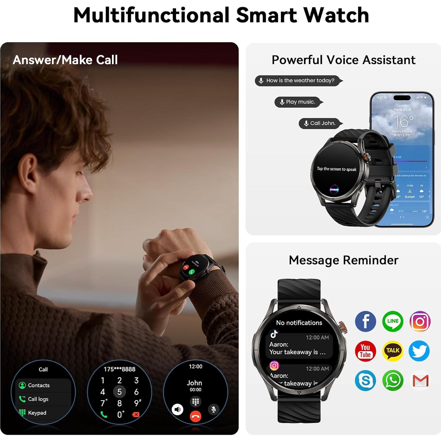 Reloj Inteligente KOSPET Magic R10 GPS Acero Inoxidable 5ATM